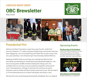 OBC May 2024 Newsletter